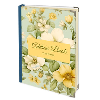 Personalised A5 Address Book with Alphabetised Tabs