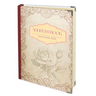 Personalised A5 Address Book with Alphabetised Tabs