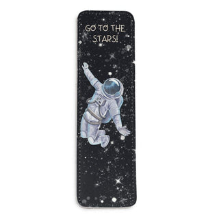 Go to the stars Leather Bookmark