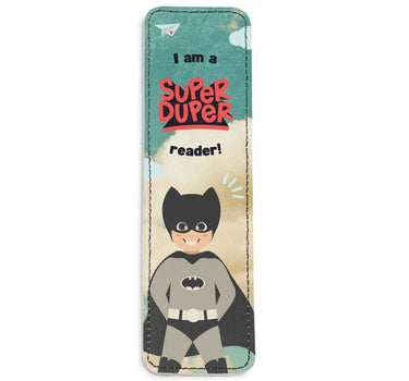 Super Duper Reader Leather Bookmark