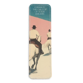 Gallop of Dreams Leather Bookmark