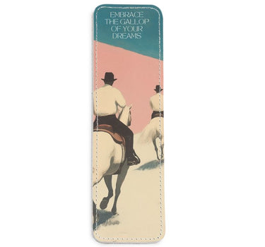 Gallop of Dreams Leather Bookmark