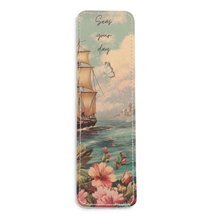 Seas your day Leather Bookmark