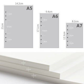 A5/A6 Planner Inserts with Themed Index Pages