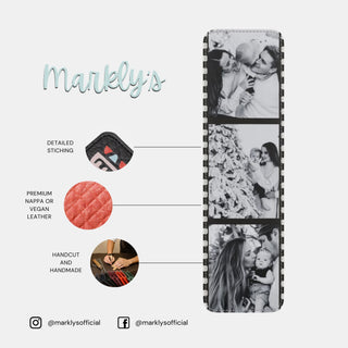 Personalised Bookmarks – Black & White Photo Collage