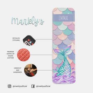 Personalised Bookmarks – Mermaid Tail Design