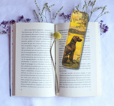 New Day, New Chapter Dog Leather Bookmark