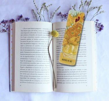 Inspired By Art : Van Gogh Leather Bookmark