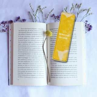 Resilient Spirit Leather Bookmark