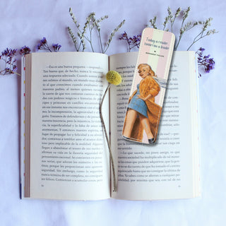 Reader to Leader Leather Bookmark