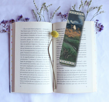 Epic Landscape Leather Bookmark