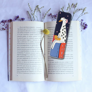 Dalmatian Dreams Leather Bookmark