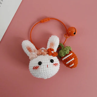 Crochet Keyrings Fruits & Rabbits