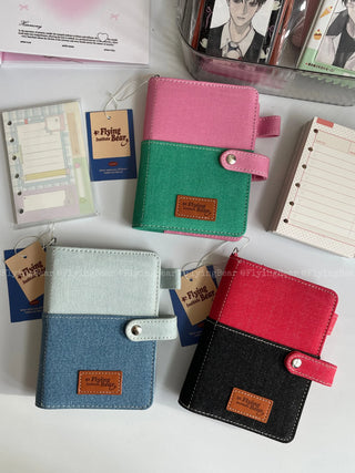 A7 Denim Notebook and Journal Binder