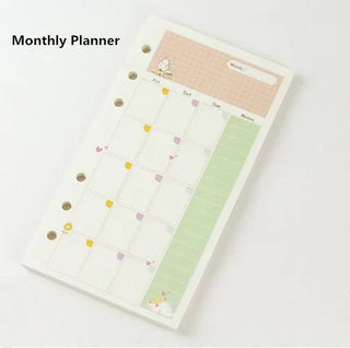 A5/A6 Planner Inserts with Themed Index Pages