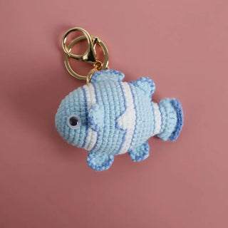 Crochet Book Charm: Fish Collection