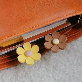 Flower Paper Clips for Planner Insert Pockets