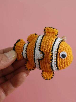 Crochet Book Charm: Fish Collection