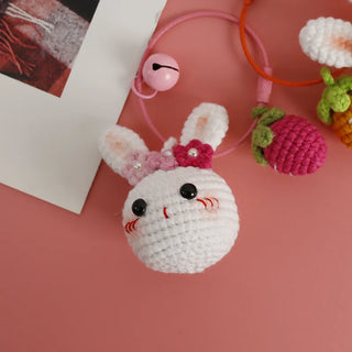 Crochet Keyrings Fruits & Rabbits