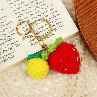 Crochet Keyrings Fruits & Rabbits