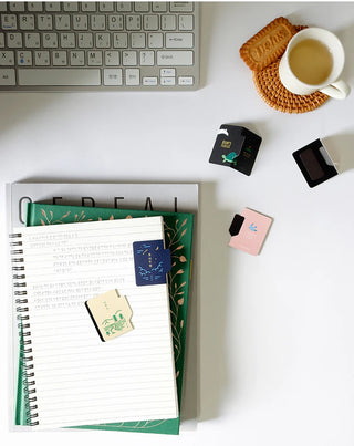 Book-Themed Magnetic Bookmarks