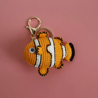 Crochet Book Charm: Fish Collection