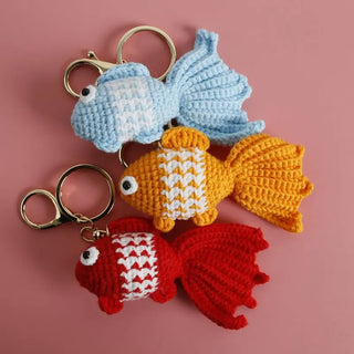 Crochet Book Charm: Fish Collection