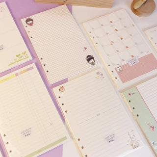 A5/A6 Planner Inserts with Themed Index Pages