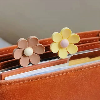 Flower Paper Clips for Planner Insert Pockets